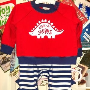 Cat and Jack Valentines Day outfit 3-6 months